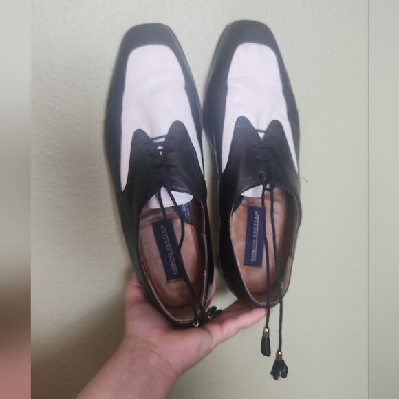 Giorgio Brutini Retro Italian Leather Oxfords Size 10.5 main image 4